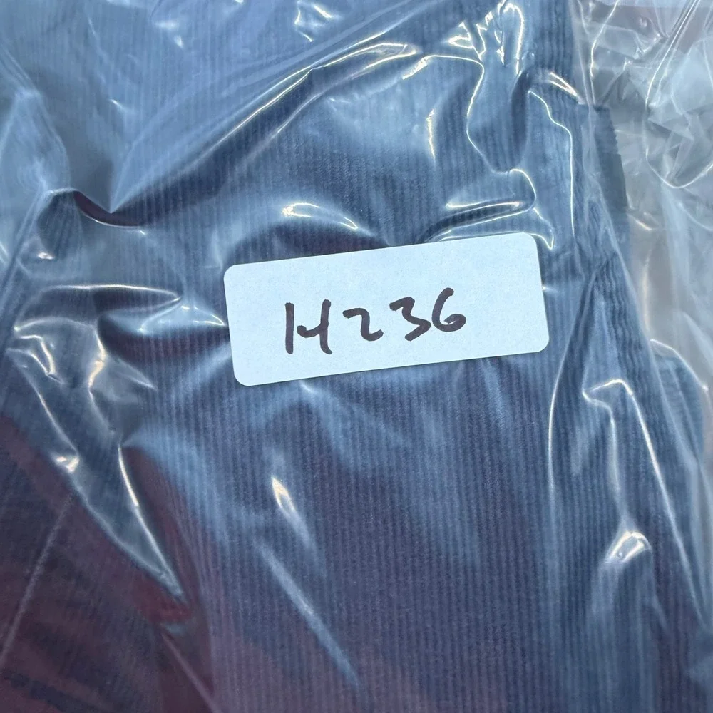 Banana Republic Corduroy Pants Mens 33x34 Blue Pima Cotton Cords Distressed‎